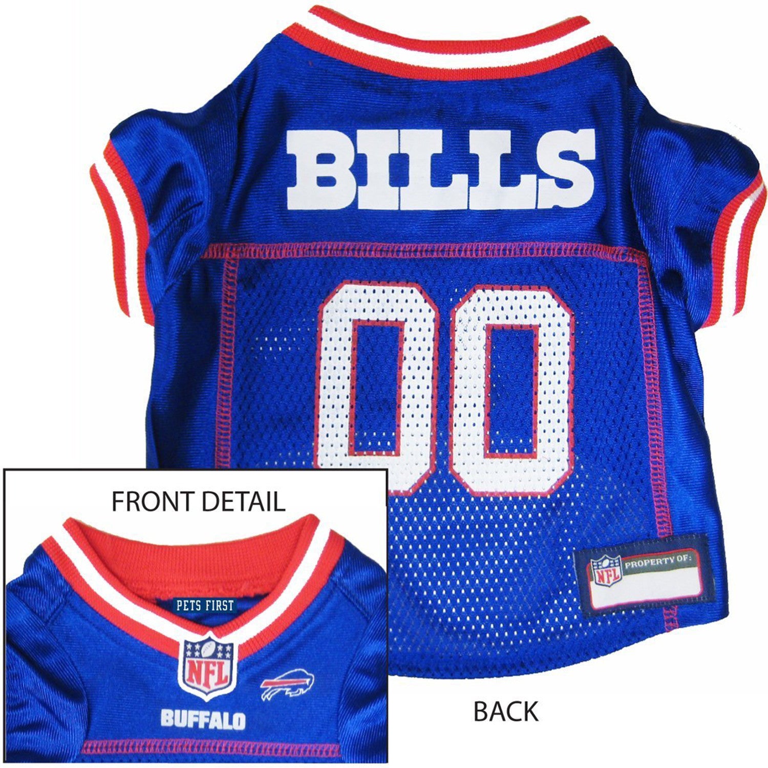 Pets First NFL Licensed Jersey for Dogs & Cats - Available in 32 Teams 7 Sizes